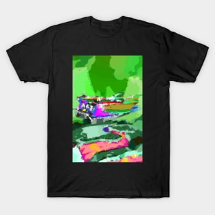 Abstract lava car T-Shirt